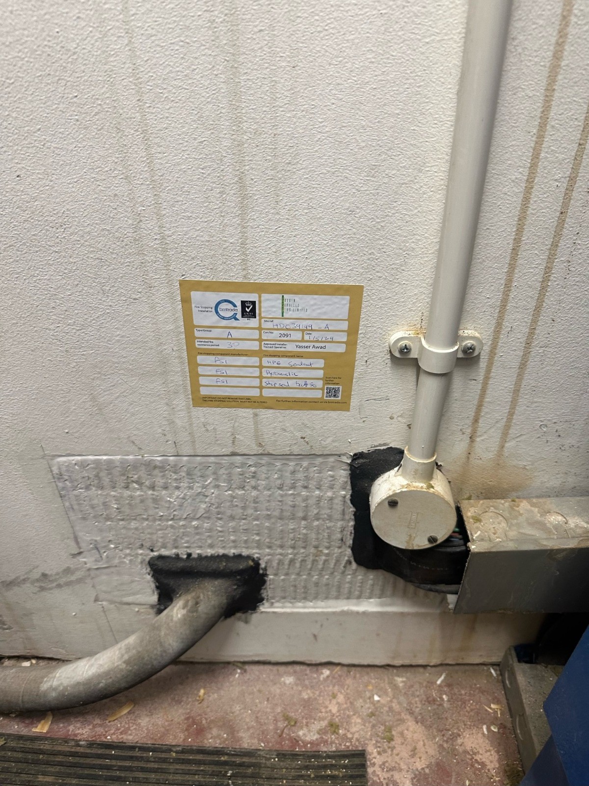 Fire Stopping & Compartmentation / Fire Doors Installation & Maintenance